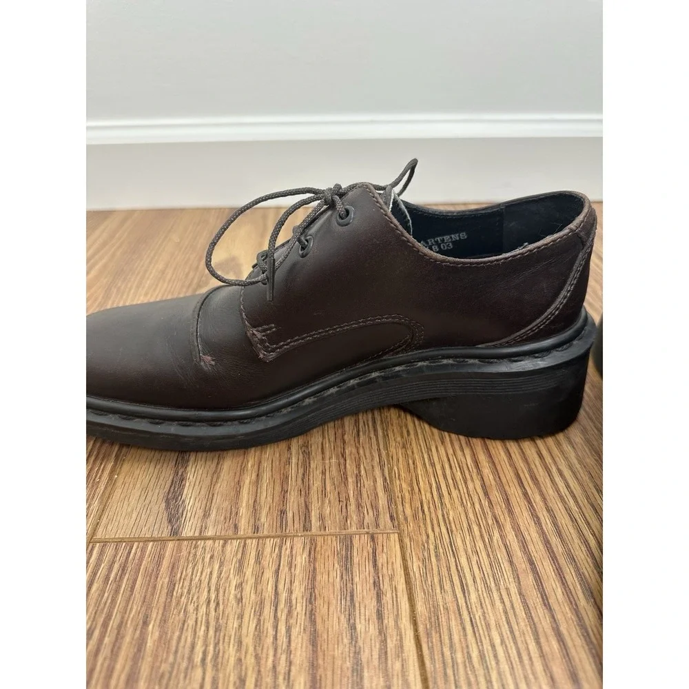 Vintage Dr Martens Size 5 Oxford 9264 Brown Air Cushioned Sole 90's Y2K Academia
